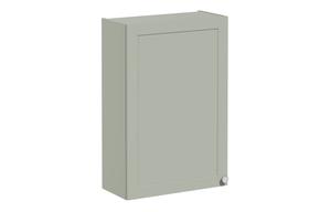 VitrA Root Classic 60cm 1 Door Upper/Wall Unit (LH Hinge) - Matt Retro Green